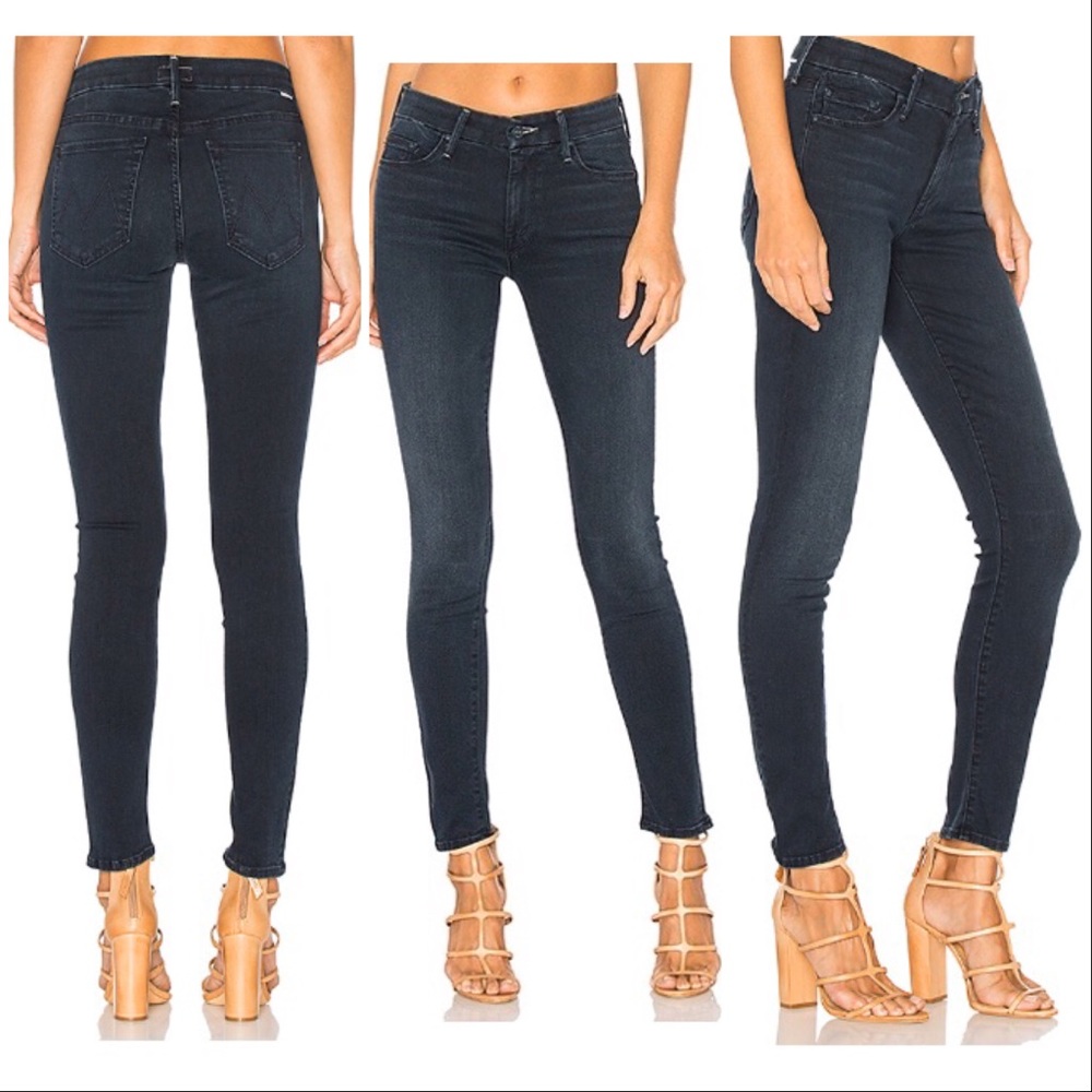 Mother The Looker Skinny Stretch Dark Wash 25/26